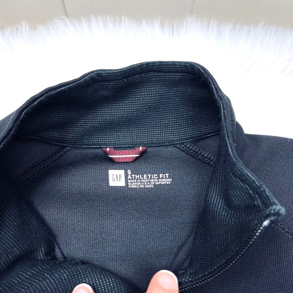 •⏳🛍️$5 Bundled |•GAP•| 'Athletic Fit' 1/4 Zip Activewear Pullover⏳ - Picture 9 of 11